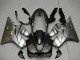 Beste Honda CBR600 F4i Motorrad Verkleidung 2004-2007 - Silber Matt Schwarz