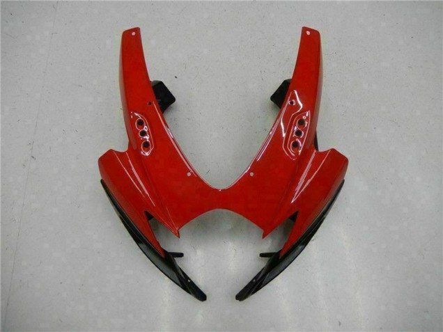 Beste Suzuki GSXR 600/750 Motorrad Verkleidung 2006-2007 - Rot Glanzendes Schwarz