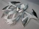 Beste Suzuki GSXR 600/750 Motorrad Verkleidung 2006-2007 - Weiss Silber