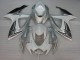 Beste Suzuki GSXR 600/750 Motorrad Verkleidung 2006-2007 - Weiss Silber