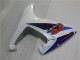 Beste Suzuki GSXR 600/750 Motorrad Verkleidung 2006-2007 - Weiss Blau Schwarz Rot