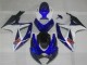 Beste Suzuki GSXR 600/750 Motorrad Verkleidung 2006-2007 - Weiss Blau Schwarz Rot
