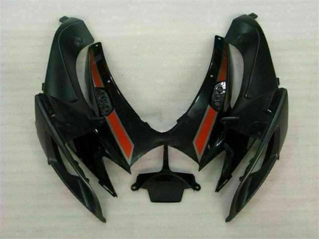 Beste Suzuki GSXR 600/750 Motorrad Verkleidung 2006-2007 - Glanzendes Schwarz Rot