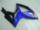 Beste Suzuki GSXR 600/750 Motorrad Verkleidung 2006-2007 - Blau Weiss Glanzendes Schwarz Rot