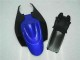 Beste Suzuki GSXR 600/750 Motorrad Verkleidung 2006-2007 - Blau Weiss Glanzendes Schwarz Rot
