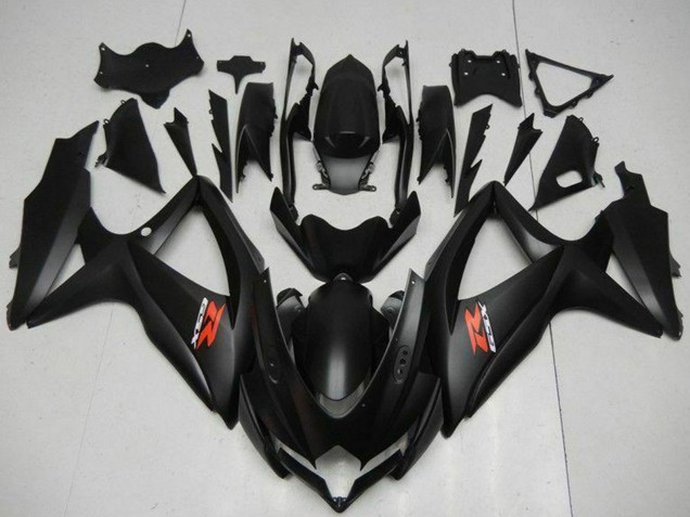 Beste Suzuki GSXR 600/750 Motorrad Verkleidung 2008-2010 - Matt Schwarz Rot