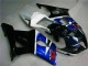 Beste Suzuki GSXR 1000 Abs Motorrad Verkleidungen 2003-2004 - Weiss Blau Glanzendes Schwarz Rot