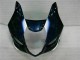 Beste Suzuki GSXR 1000 Abs Motorrad Verkleidungen 2003-2004 - Weiss Blau Glanzendes Schwarz Rot
