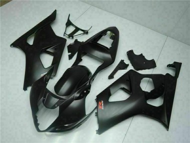 Beste Suzuki GSXR 1000 Motorrad Verkleidung 2003-2004 - Matt Schwarz Rot