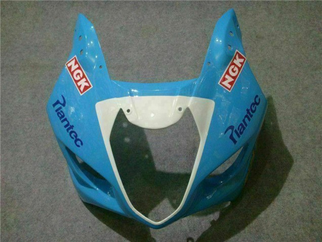Beste Suzuki GSXR 1000 Motorrad Verkleidung 2003-2004 - Blau Weiss Gelb Rizla