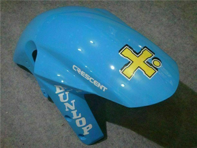 Beste Suzuki GSXR 1000 Motorrad Verkleidung 2003-2004 - Blau Weiss Gelb Rizla