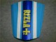 Beste Suzuki GSXR 1000 Motorrad Verkleidung 2003-2004 - Blau Weiss Gelb Rizla