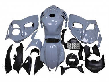 Beste Suzuki GSXR 1300 Hayabusa Motorrad Verkleidung 2008-2020 - Glanzendes Nardo Grau