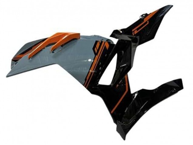 Beste Kawasaki Ninja 500 EX500R Motorrad Verkleidung 2024-2025 - Nardo Grau Orange Schwarz