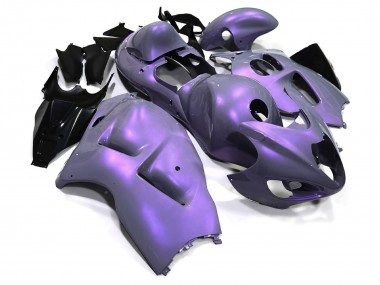 Beste Suzuki GSXR 1300 Hayabusa Motorrad Verkleidung 1996-2007 - Chameleon Grau Dazz Perl Lila