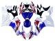 Beste Honda CBR1000RR-R Motorrad Verkleidung 2020-2023 - Weiss Rot Blau