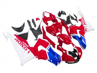 Beste Honda CBR1000RR-R Motorrad Verkleidungen Kit 2020-2023 - Weiss Rot Blau HRC