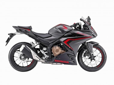 Beste Honda CBR400R Motorrad Verkleidung 2022 - Matt Schwarz Rot