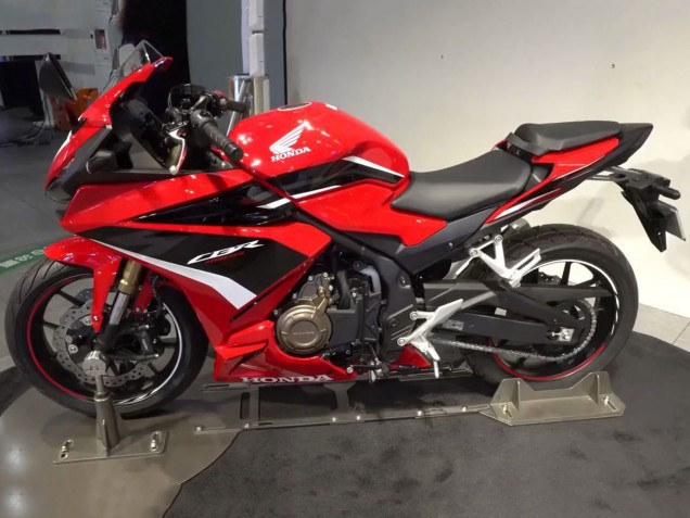 Beste Honda CBR400R Motorrad Verkleidung 2022 - Rot Weiss Glanzendes Schwarz