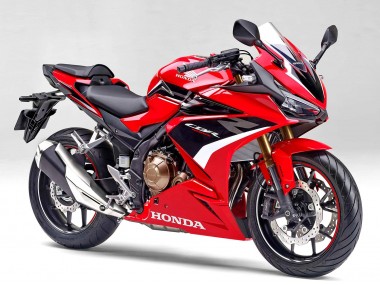 Beste Honda CBR400R Motorrad Verkleidung 2022 - Rot Weiss Glanzendes Schwarz