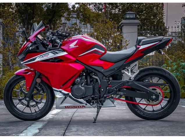Beste Honda CBR400R Motorrad Verkleidung 2022 - Rot Weiss