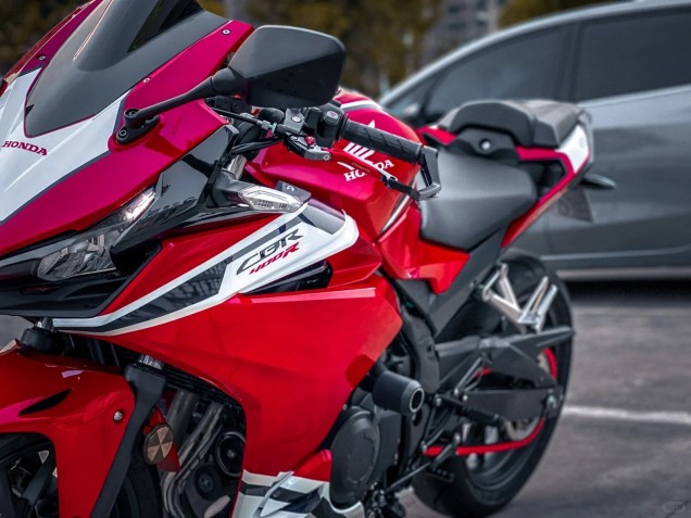 Beste Honda CBR400R Motorrad Verkleidung 2022 - Rot Weiss