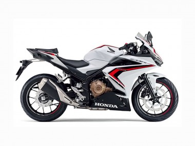 Beste Honda CBR400R Motorrad Verkleidung 2022 - Weiss Rot Glanzendes Schwarz