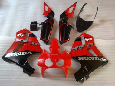 Beste Honda VFR400R NC30 Motorrad Verkleidung 1988-1992 - Rot Schwarz