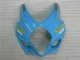 Beste Suzuki GSXR 1000 Motorrad Verkleidung Kit 2007-2008 - Blau Gold Schwarz Rizla