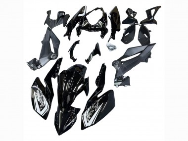 Beste Kawasaki Z400 Motorrad Verkleidung 2018-2024 - Glanzendes Schwarz