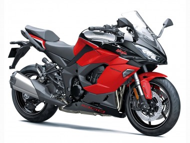 Beste Kawasaki Z1000SX Motorrad Verkleidung 2020-2025 - Schwarz Rot Racardi
