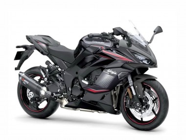 Beste Kawasaki Z1000SX Motorrad Verkleidung 2020-2025 - Schwarz Silber Ninja