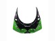 Beste Kawasaki ZXR250 Motorrad Verkleidung 1989-1990 - Grun Glanzendes Schwarz Elf Touch4 Bridgestone
