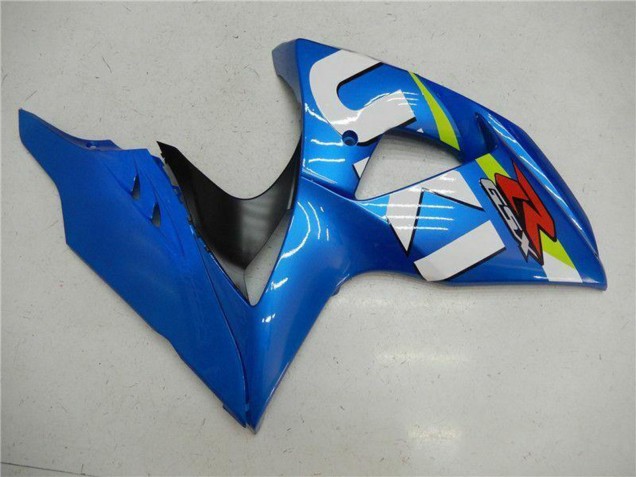Beste Suzuki GSXR 1000 Motorrad Verkleidung Kit 2009-2016 - Blau Grun Weiss