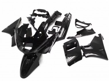 Beste Kawasaki ZZR600 Motorrad Verkleidung 1998-2003 - Glanzendes Schwarz
