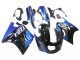 Beste Kawasaki ZZR1100 Motorrad Verkleidung 1990-1992 - Blau Glanzendes Schwarz