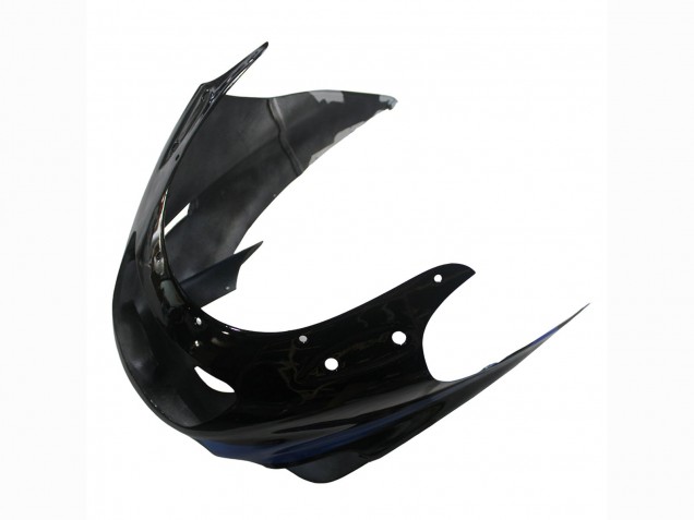 Beste Kawasaki ZZR1100 Motorrad Verkleidung 1990-1992 - Blau Glanzendes Schwarz