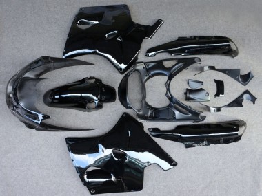 Beste Kawasaki ZZR1100 Motorrad Verkleidung 1993-2003 - Glanzendes Schwarz
