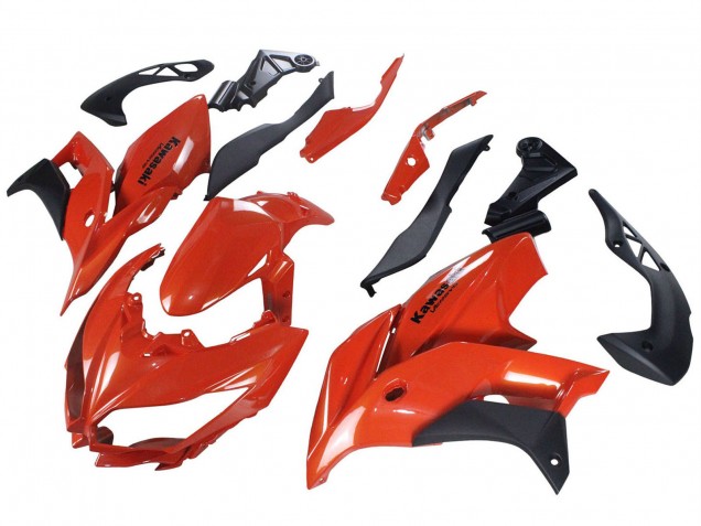 Beste Kawasaki Versys 650 Motorrad Verkleidung 2015-2020 - Rot Matt Schwarz