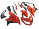 Beste Kawasaki Versys 650 Motorrad Verkleidung 2015-2020 - Rot Matt Schwarz