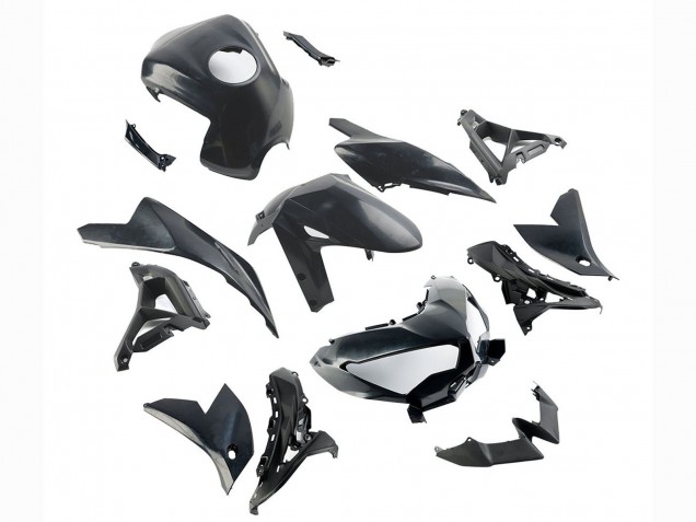 Beste Kawasaki Versys 650 Motorrad Verkleidung 2021-2024 - Glanzendes Schwarz