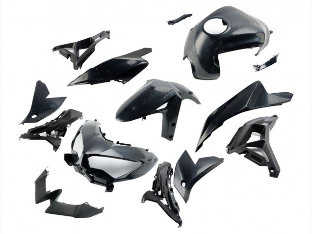 Beste Kawasaki Versys 650 Motorrad Verkleidung 2021-2024 - Glanzendes Schwarz