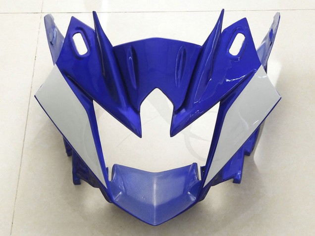 Beste Yamaha FZ6R Motorrad Verkleidung 2009-2015 - Blau Weiss
