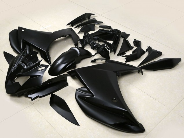 Beste Yamaha FZ6R Motorrad Verkleidung 2009-2015 - Matt Schwarz