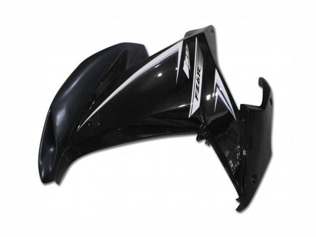 Beste Yamaha FZ6R Motorrad Verkleidung 2009-2015 - Glanzendes Schwarz Weiss