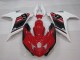 Beste Yamaha FZ6R Motorrad Verkleidung 2009-2015 - Rot Weiss Schwarz 6