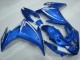 Beste Yamaha FZ6R Motorrad Verkleidung 2009-2015 - Blau Weiss