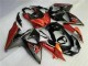 Beste Suzuki GSXR 1000 Motorrad Verkleidung 2009-2016 - Orange Glanzendes Schwarz