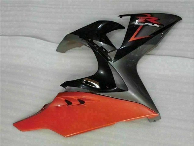 Beste Suzuki GSXR 1000 Motorrad Verkleidung 2009-2016 - Orange Glanzendes Schwarz