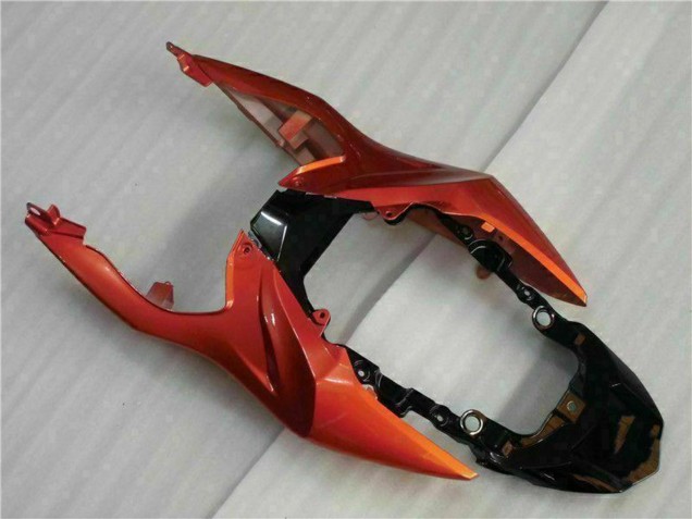 Beste Suzuki GSXR 1000 Motorrad Verkleidung 2009-2016 - Orange Glanzendes Schwarz